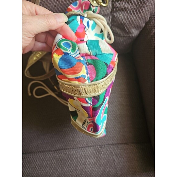 Coach F21361 Poppy Pop Signature C Spotlight Tote Hand/Shoulder Multicolored Bag - Picture 11 of 16